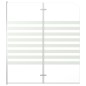 vidaXL Duschabtrennung 120x140 cm Hartglas Streifen vidaXL Duschabtrennung 120x140 cm Hartglas Streifen