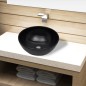 Keramik Waschbecken rund schwarz Keramik Waschbecken rund schwarz