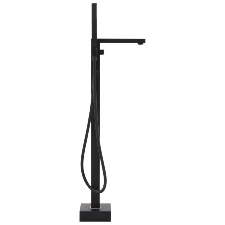 vidaXL Freistehende Badewannenarmatur Schwarz Edelstahl 90 cm 
