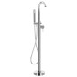 vidaXL Freistehende Badewannenarmatur Edelstahl 118,5 cm vidaXL Freistehende Badewannenarmatur Edelstahl 118,5 cm