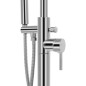 vidaXL Freistehende Badewannenarmatur Edelstahl 118,5 cm vidaXL Freistehende Badewannenarmatur Edelstahl 118,5 cm