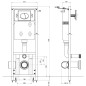 vidaXL Unterputz Spülkasten 11 L 41x14x(110-125) cm vidaXL Unterputz Spülkasten 11 L 41x14x(110-125) cm