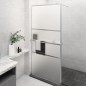 vidaXL Duschwand mit Ablage für Walk-In-Dusche Chrom 80x195 cm ESG vidaXL Duschwand mit Ablage für Walk-In-Dusche Chrom 80x195 cm ESG