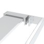 vidaXL Duschwand mit Ablage für Walk-In-Dusche Chrom 80x195 cm ESG vidaXL Duschwand mit Ablage für Walk-In-Dusche Chrom 80x195 cm ESG