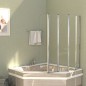 vidaXL Duschabtrennung 120x140 cm Hartglas Transparent vidaXL Duschabtrennung 120x140 cm Hartglas Transparent