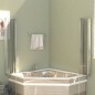 vidaXL Duschabtrennung 120x140 cm Hartglas Transparent vidaXL Duschabtrennung 120x140 cm Hartglas Transparent