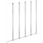 vidaXL Duschabtrennung 120x140 cm Hartglas Transparent vidaXL Duschabtrennung 120x140 cm Hartglas Transparent