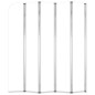 vidaXL Duschabtrennung 120x140 cm Hartglas Transparent vidaXL Duschabtrennung 120x140 cm Hartglas Transparent
