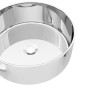 vidaXL Waschbecken 40 x 15 cm Keramik Silbern vidaXL Waschbecken 40 x 15 cm Keramik Silbern