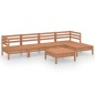 vidaXL 6-tlg. Garten-Lounge-Set Massivholz Kiefer Honigbraun vidaXL 6-tlg. Garten-Lounge-Set Massivholz Kiefer Honigbraun