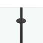 vidaXL Faltbare Duschkabine 2 Paneele ESG 95x140 cm Schwarz vidaXL Faltbare Duschkabine 2 Paneele ESG 95x140 cm Schwarz