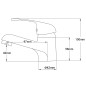 vidaXL Bidet-Wasserhähne 2 Stk. Chrom vidaXL Bidet-Wasserhähne 2 Stk. Chrom