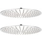 vidaXL Regenduschköpfe 2 Stk. Edelstahl Ø 40 cm vidaXL Regenduschköpfe 2 Stk. Edelstahl Ø 40 cm