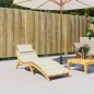 vidaXL Sonnenliegen-Auflage Creme 186x58x3 cm Oxford-Gewebe vidaXL Sonnenliegen-Auflage Creme 186x58x3 cm Oxford-Gewebe