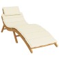 vidaXL Sonnenliegen-Auflage Creme 186x58x3 cm Oxford-Gewebe vidaXL Sonnenliegen-Auflage Creme 186x58x3 cm Oxford-Gewebe