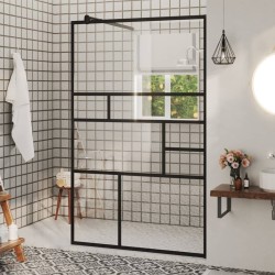 vidaXL Duschwand für Begehbare Dusche mit Klarem ESG Glas 100x195 cm