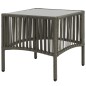 Sonnenliegen 2 Stk. mit Tisch Poly Rattan Grau Sonnenliegen 2 Stk. mit Tisch Poly Rattan Grau