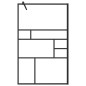 vidaXL Duschwand für Begehbare Dusche mit Klarem ESG Glas 100x195 cm vidaXL Duschwand für Begehbare Dusche mit Klarem ESG Glas 100x195 cm