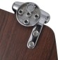 vidaXL Toilettensitz MDF Deckel mit Absenkautomatik Design Braun vidaXL Toilettensitz MDF Deckel mit Absenkautomatik Design Braun