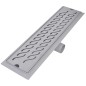 vidaXL Lineare Duschrinnen 2 Stk. Wellen 530 x 140 mm Edelstahl vidaXL Lineare Duschrinnen 2 Stk. Wellen 530 x 140 mm Edelstahl