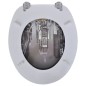 vidaXL Toilettensitze mit Deckel 2 Stk. MDF New York vidaXL Toilettensitze mit Deckel 2 Stk. MDF New York