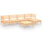 vidaXL 6-tlg. Garten-Lounge-Set Massivholz Kiefer vidaXL 6-tlg. Garten-Lounge-Set Massivholz Kiefer