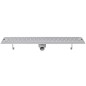 vidaXL Lineare Duschrinnen 2 Stk. Linien 830 x 140 mm Edelstahl vidaXL Lineare Duschrinnen 2 Stk. Linien 830 x 140 mm Edelstahl