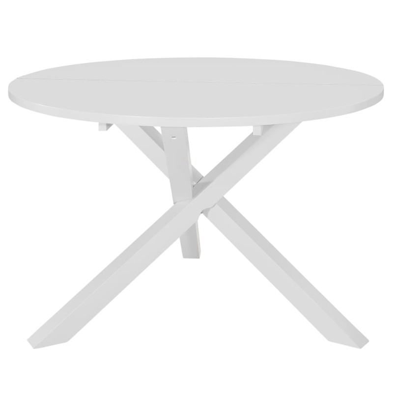 vidaXL Esstisch Weiß 120x75 cm MDF vidaXL Esstisch Weiß 120x75 cm MDF