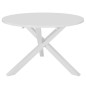 vidaXL Esstisch Weiß 120x75 cm MDF vidaXL Esstisch Weiß 120x75 cm MDF