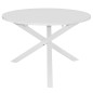 vidaXL Esstisch Weiß 120x75 cm MDF vidaXL Esstisch Weiß 120x75 cm MDF