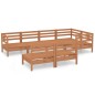 vidaXL 7-tlg. Garten-Lounge-Set Massivholz Kiefer Honigbraun vidaXL 7-tlg. Garten-Lounge-Set Massivholz Kiefer Honigbraun