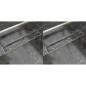 vidaXL Lineare Duschrinnen 2 Stk. 630 x 140 mm Edelstahl vidaXL Lineare Duschrinnen 2 Stk. 630 x 140 mm Edelstahl