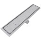 vidaXL Lineare Duschrinnen 2 Stk. 630 x 140 mm Edelstahl vidaXL Lineare Duschrinnen 2 Stk. 630 x 140 mm Edelstahl
