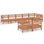 vidaXL 9-tlg. Garten-Lounge-Set Massivholz Kiefer Honigbraun vidaXL 9-tlg. Garten-Lounge-Set Massivholz Kiefer Honigbraun