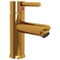 vidaXL Waschtischarmatur Golden 130x176 mm vidaXL Waschtischarmatur Golden 130x176 mm