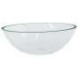 vidaXL Waschbecken Glas 50x37x14 cm Transparent vidaXL Waschbecken Glas 50x37x14 cm Transparent