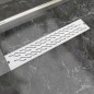 vidaXL Gerade Duschrinne Wellen 630x140 mm Edelstahl vidaXL Gerade Duschrinne Wellen 630x140 mm Edelstahl