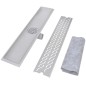 vidaXL Gerade Duschrinne Wellen 630x140 mm Edelstahl vidaXL Gerade Duschrinne Wellen 630x140 mm Edelstahl