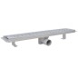vidaXL Gerade Duschrinne Wellen 630x140 mm Edelstahl vidaXL Gerade Duschrinne Wellen 630x140 mm Edelstahl