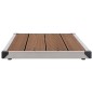 vidaXL Garten-Duschwanne WPC Edelstahl 110 x 62 cm Braun vidaXL Garten-Duschwanne WPC Edelstahl 110 x 62 cm Braun