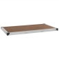 vidaXL Garten-Duschwanne WPC Edelstahl 110 x 62 cm Braun vidaXL Garten-Duschwanne WPC Edelstahl 110 x 62 cm Braun