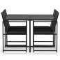 5-tlg. Garten-Essgruppe mit Auflagen Poly Rattan Schwarz 5-tlg. Garten-Essgruppe mit Auflagen Poly Rattan Schwarz
