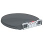 vidaXL Toilettensitz mit Absenkautomatik Quick-Release Grau Oval vidaXL Toilettensitz mit Absenkautomatik Quick-Release Grau Oval