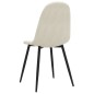 vidaXL Esszimmerstühle 6 Stk. Creme Samt vidaXL Esszimmerstühle 6 Stk. Creme Samt