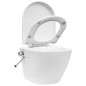 vidaXL Wand-WC ohne Spülrand mit Einbau-Spülkasten Keramik Weiß vidaXL Wand-WC ohne Spülrand mit Einbau-Spülkasten Keramik Weiß