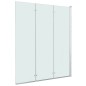 vidaXL Faltbare Duschkabine 3 Paneele ESG 130 x 138 cm vidaXL Faltbare Duschkabine 3 Paneele ESG 130 x 138 cm