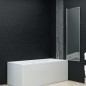 vidaXL Faltbare Duschkabine 3 Paneele ESG 130 x 138 cm vidaXL Faltbare Duschkabine 3 Paneele ESG 130 x 138 cm