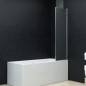vidaXL Faltbare Duschkabine 3 Paneele ESG 130 x 138 cm vidaXL Faltbare Duschkabine 3 Paneele ESG 130 x 138 cm