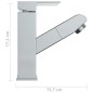 vidaXL Waschbeckenarmatur Herausziehbare Brause Verchromt 157x172 mm vidaXL Waschbeckenarmatur Herausziehbare Brause Verchromt 157x172 mm