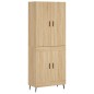 Highboard Sonoma-Eiche 69,5x34x180 cm Holzwerkstoff Highboard Sonoma-Eiche 69,5x34x180 cm Holzwerkstoff